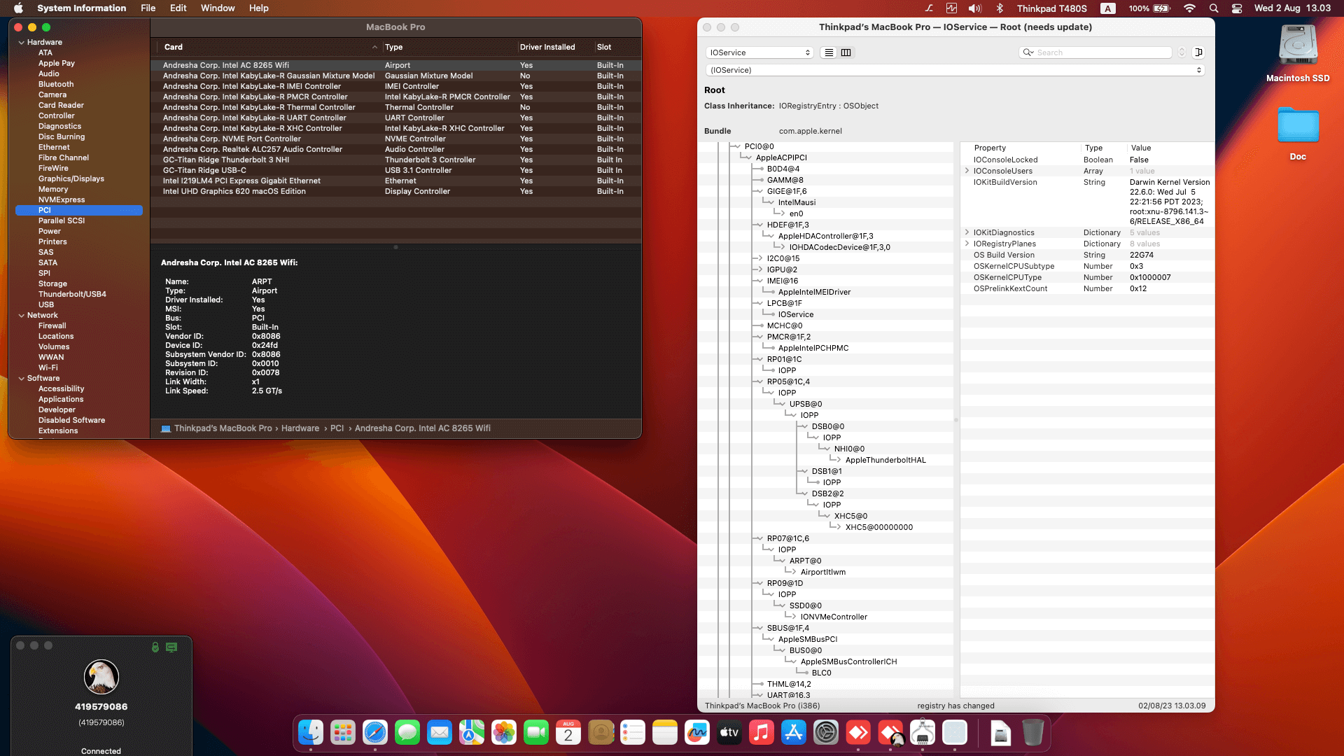 Lenovo Thinkpad T480 3rd Touchscreen [KabyLake R   Intel UHD 620 + PS2] 1